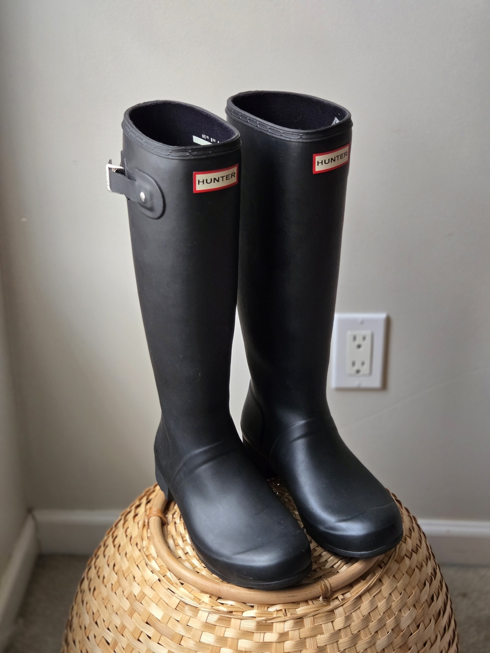 Hunter Women's Original Tall Rain Boots in Black